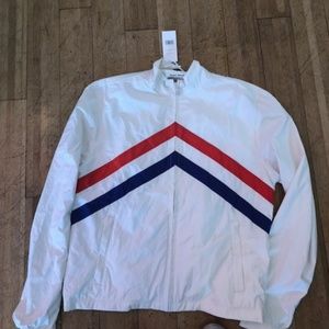 Tory Sport Nylon Jacket in Snow White